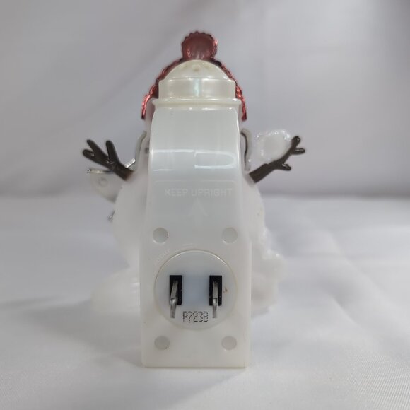 Bath & Body Works Wallflower Plug-In Snowman Glitter Snowball Red Hat Scarf - Picture 3 of 13